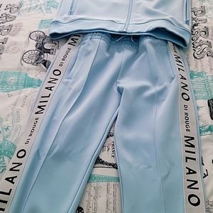 Sky blue milano di Rouge track suit